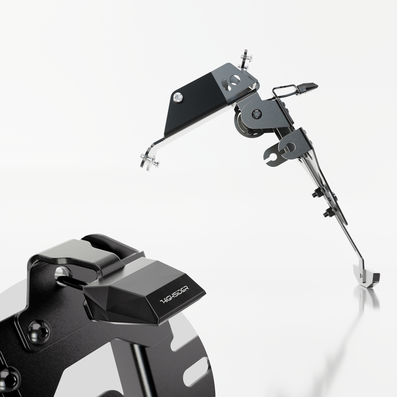 Držalo za registrsko tablico z osvetlitvijo Highsider Akron RS PRO HUSQVARNA 701 črno