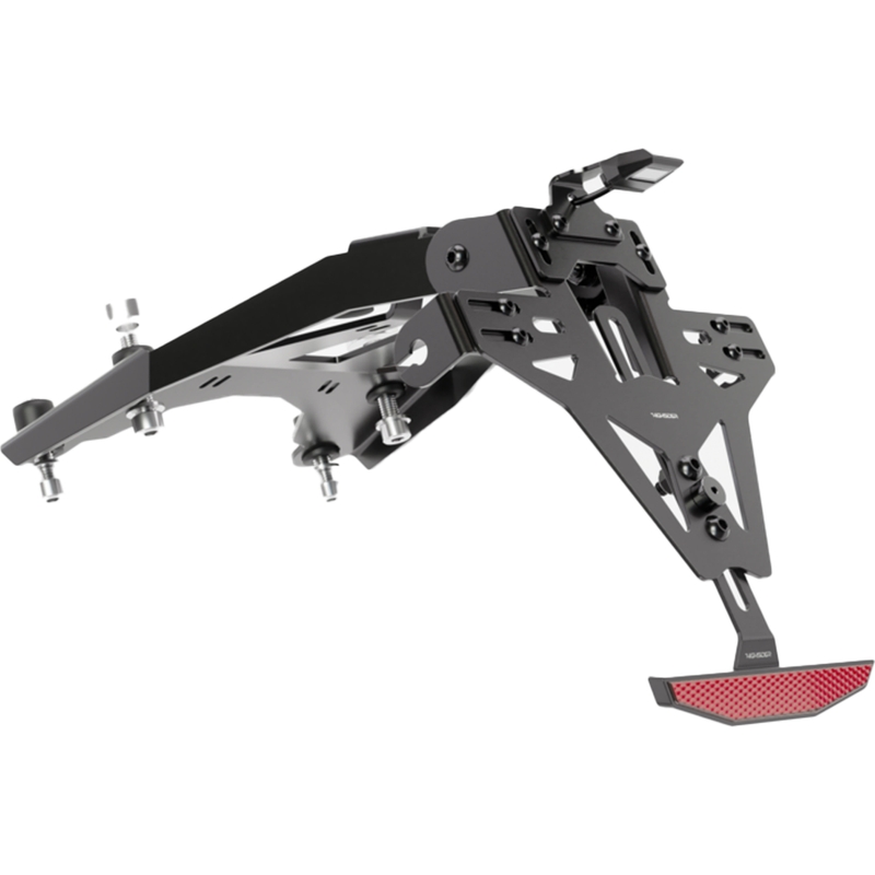 Držalo za registrsko tablico z osvetlitvijo Highsider Akron RS PRO HUSQVARNA 401 črno