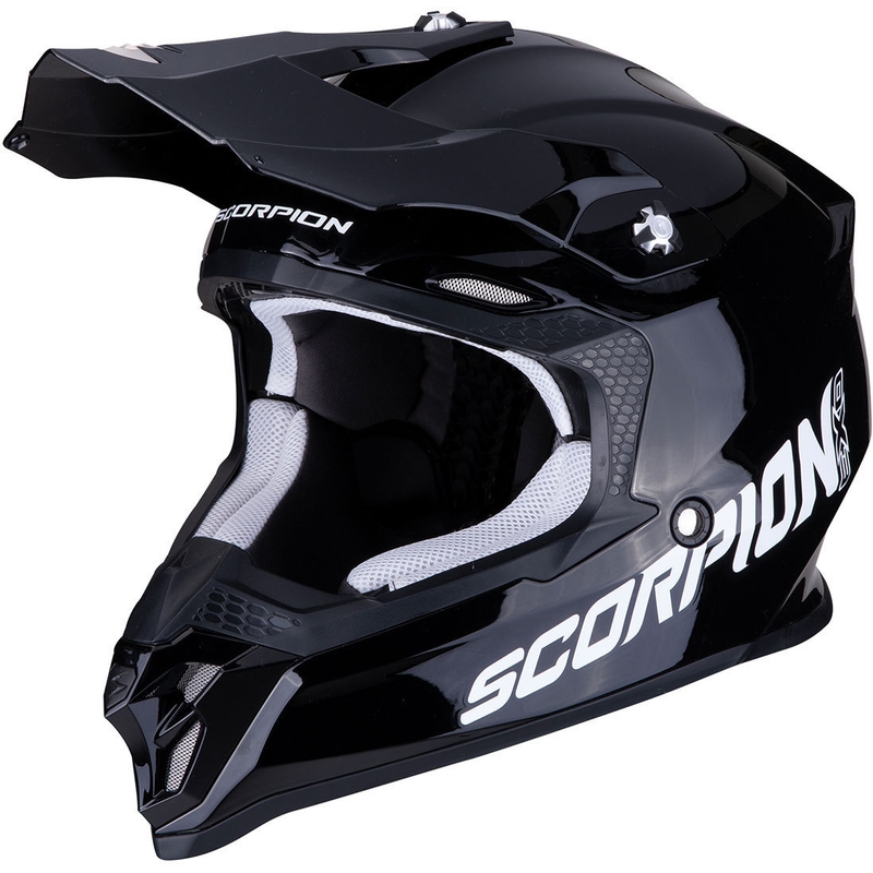Motokros čelada Scorpion VX-16 Air black glossy