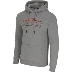 KTM Essential jopa s kapuco svetlo siva melange