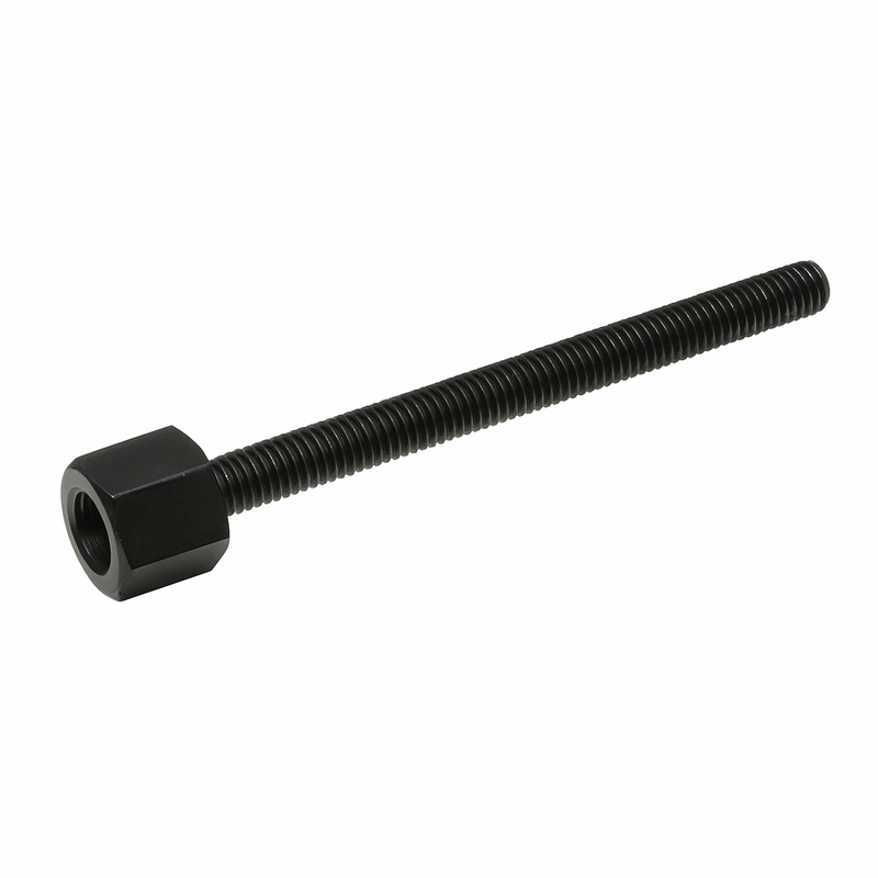 Adapter za pametno ogledalo Highsider iz desnega navoja M10 na desni navoj M8x85mm, črne barve