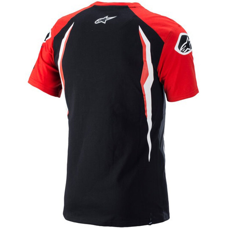 Rdeče-črna majica Alpinestars Honda
