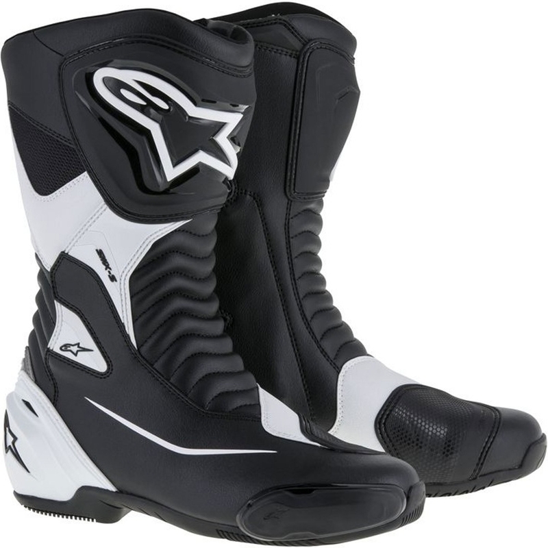 Moto škornji Alpinestars SMX-S črno-beli