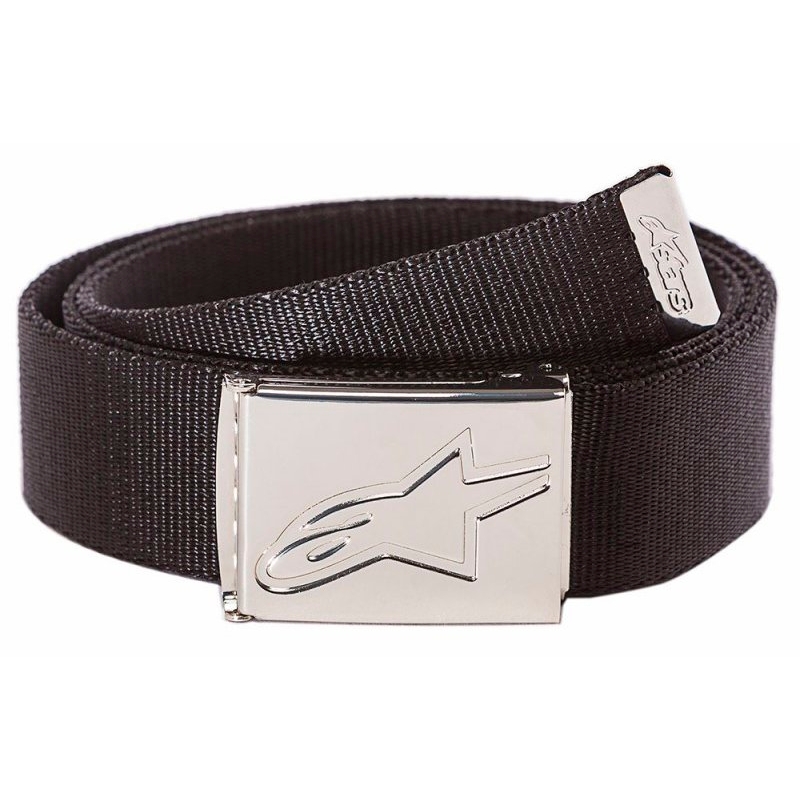 Tekstilni pas s kromirano zaponko Alpinestars Friction black
