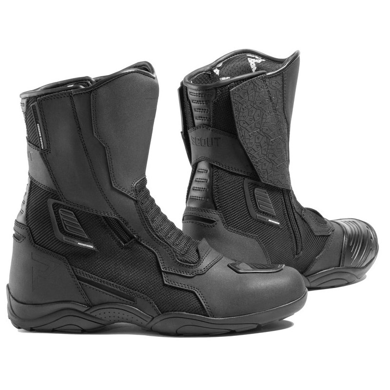 Rebelhorn Scout Air Black Matte Motorcycle Boots
