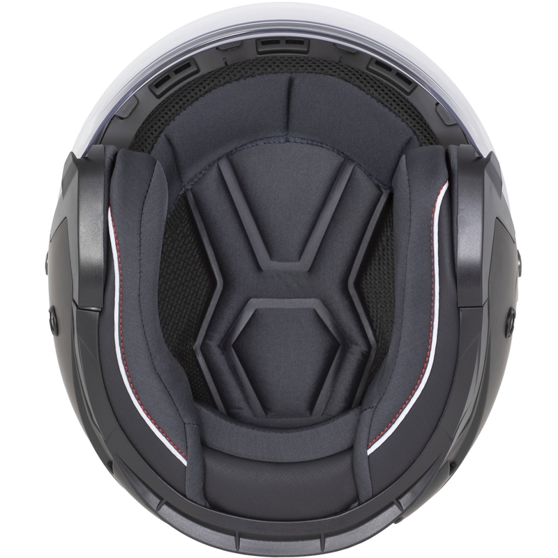 Cassida Reflex 2.0 Solid odprta motoristična čelada mat črno-temno siva