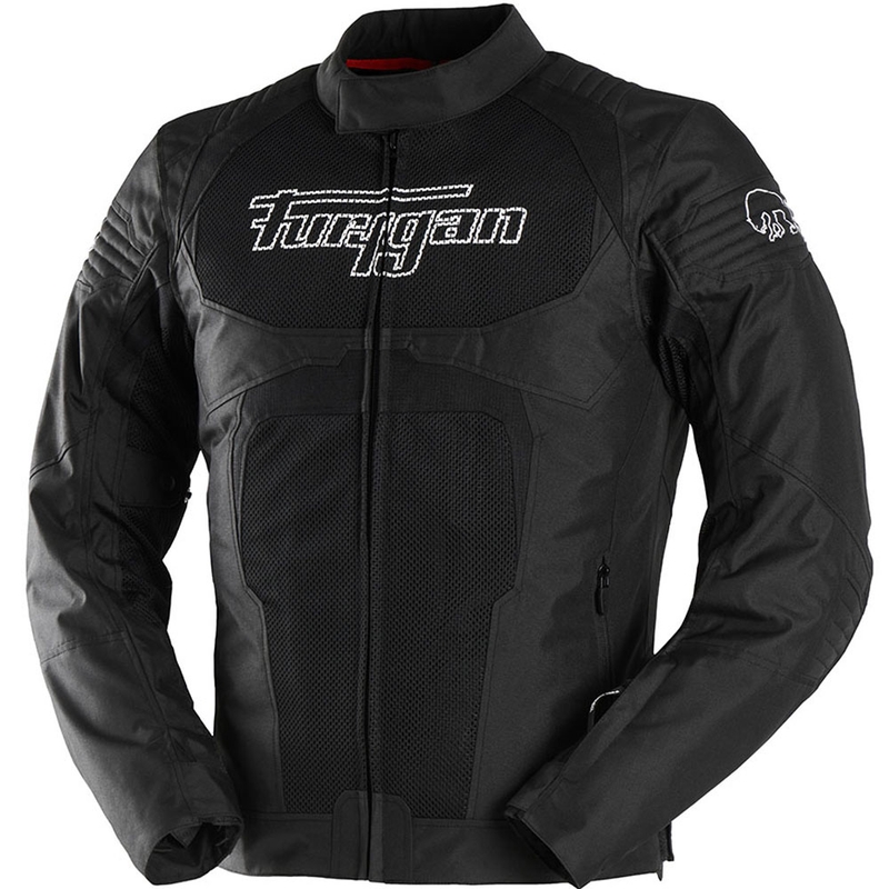 Motoristična jakna Furygan WB08 Vented + črno-bela
