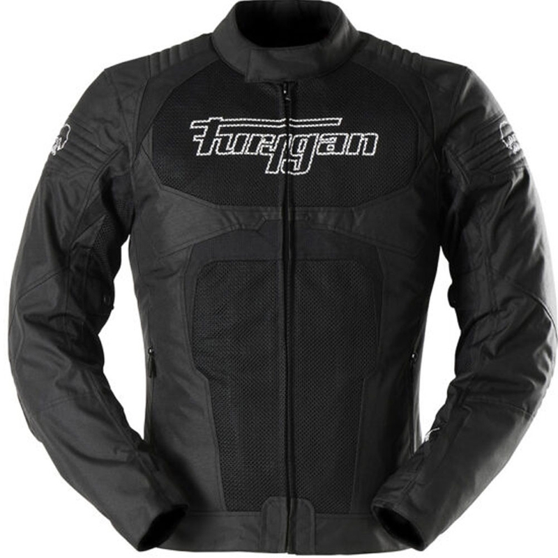 Motoristična jakna Furygan WB08 Vented + črno-bela