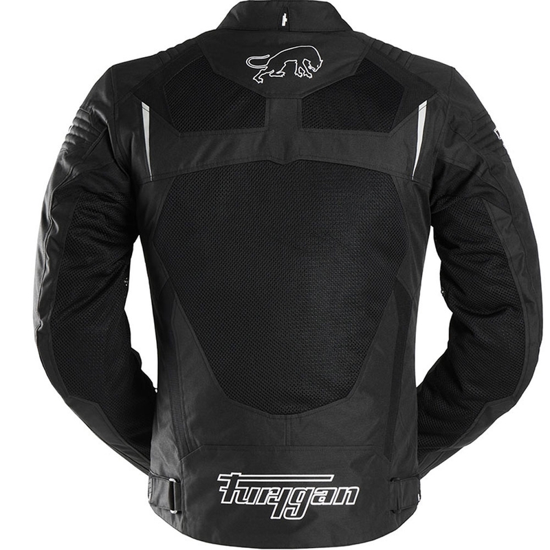 Motoristična jakna Furygan WB08 Vented + črno-bela