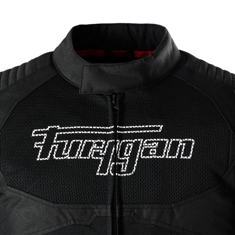 Motoristična jakna Furygan WB08 Vented + črno-bela