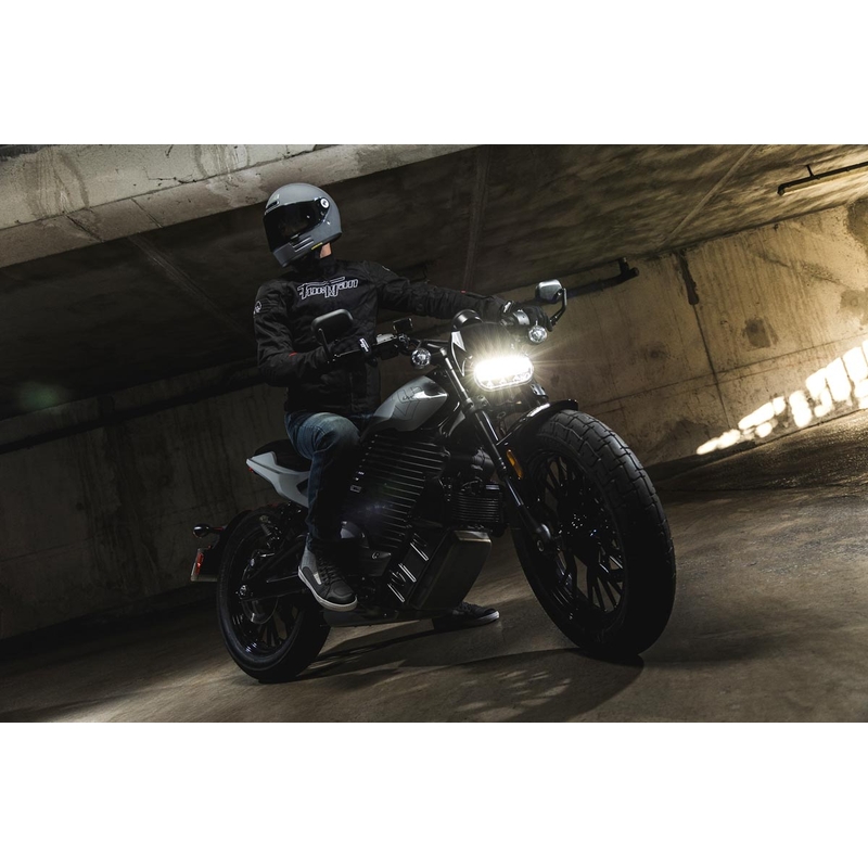 Motoristična jakna Furygan WB08 Vented + črno-bela