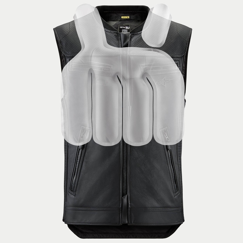 Alpinestars Tech-Air®3 V2 sistem zračnih blazin, črne barve