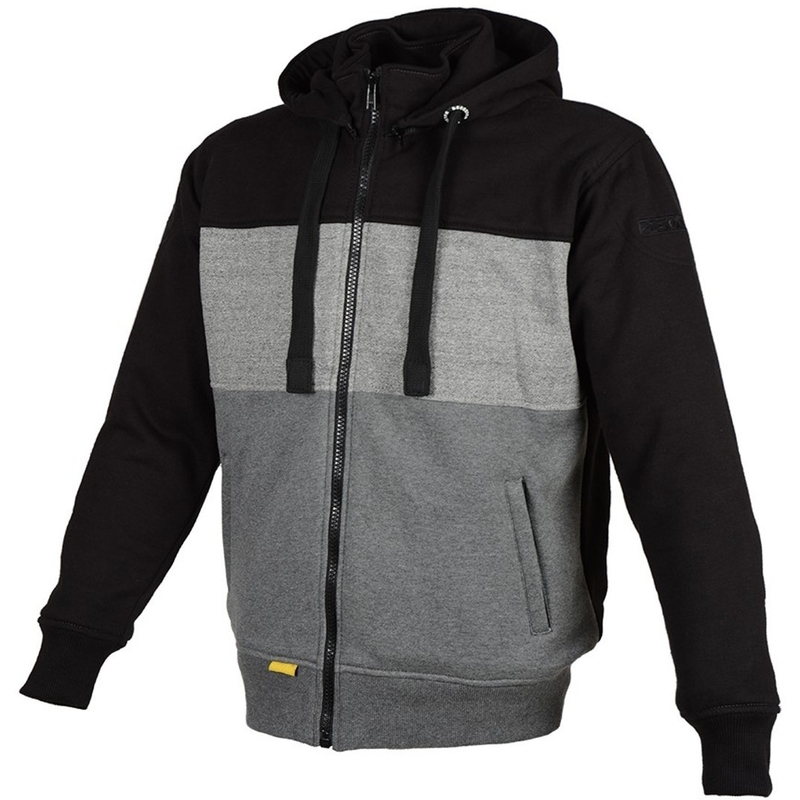 Mikina s kapuco Booster Triple black-grey