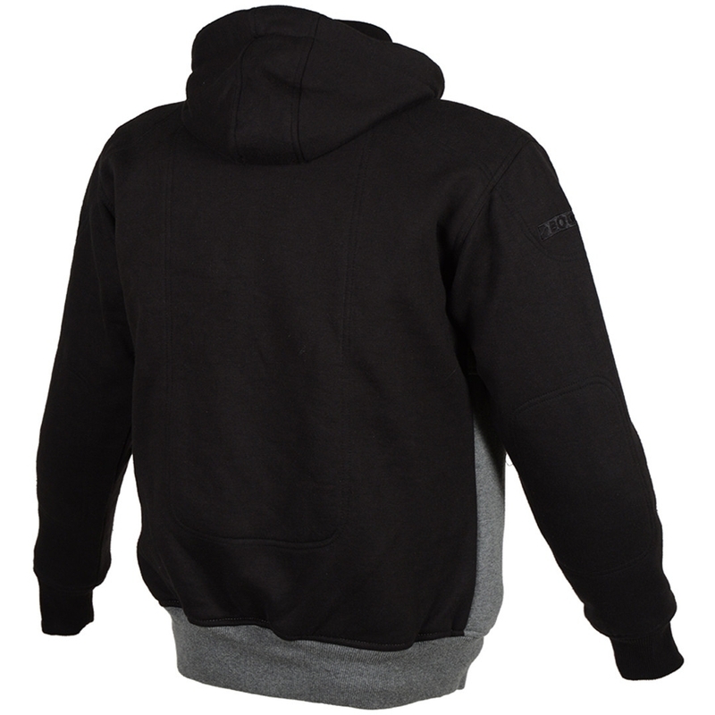 Mikina s kapuco Booster Triple black-grey
