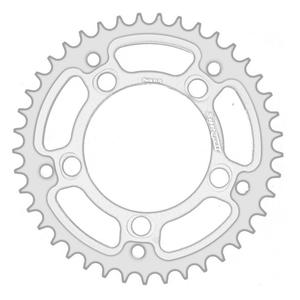 Rear sprocket STEALTH with alloy disc SUPERSPROX stříbrná 45 zubů, 520