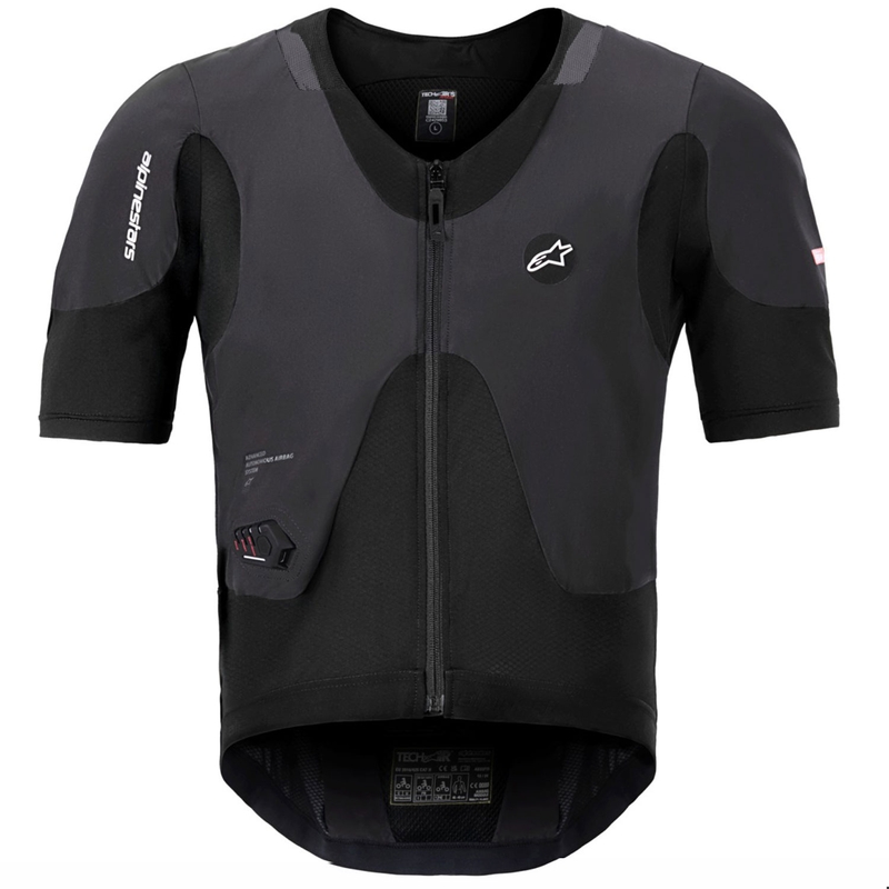 Alpinestars TECH-AIR®5 PLASMA sistem zračnih blazin, črne barve