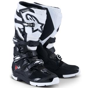 Moto škornji Alpinestars Tech 7 Enduro črno-beli