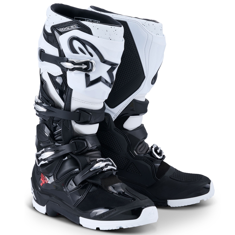 Moto škornji Alpinestars Tech 7 Enduro črno-beli