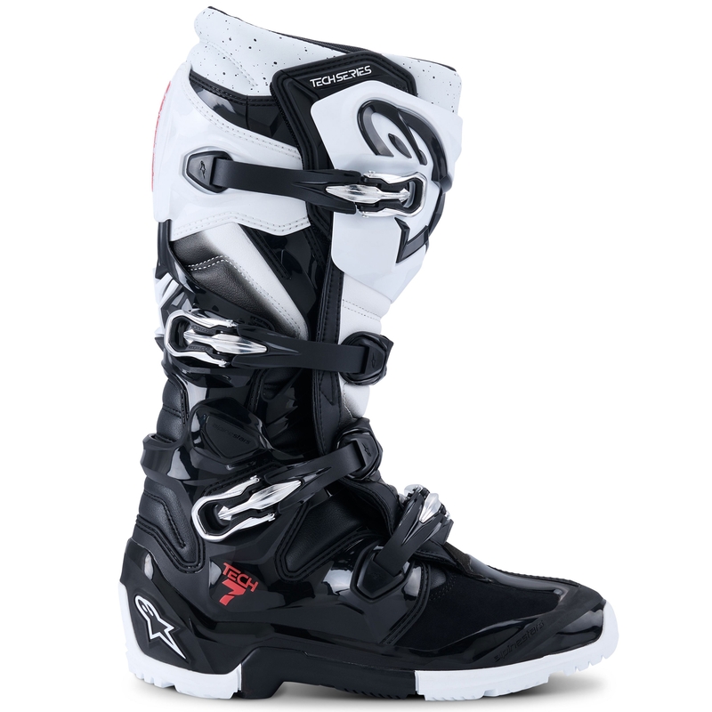Moto škornji Alpinestars Tech 7 Enduro črno-beli