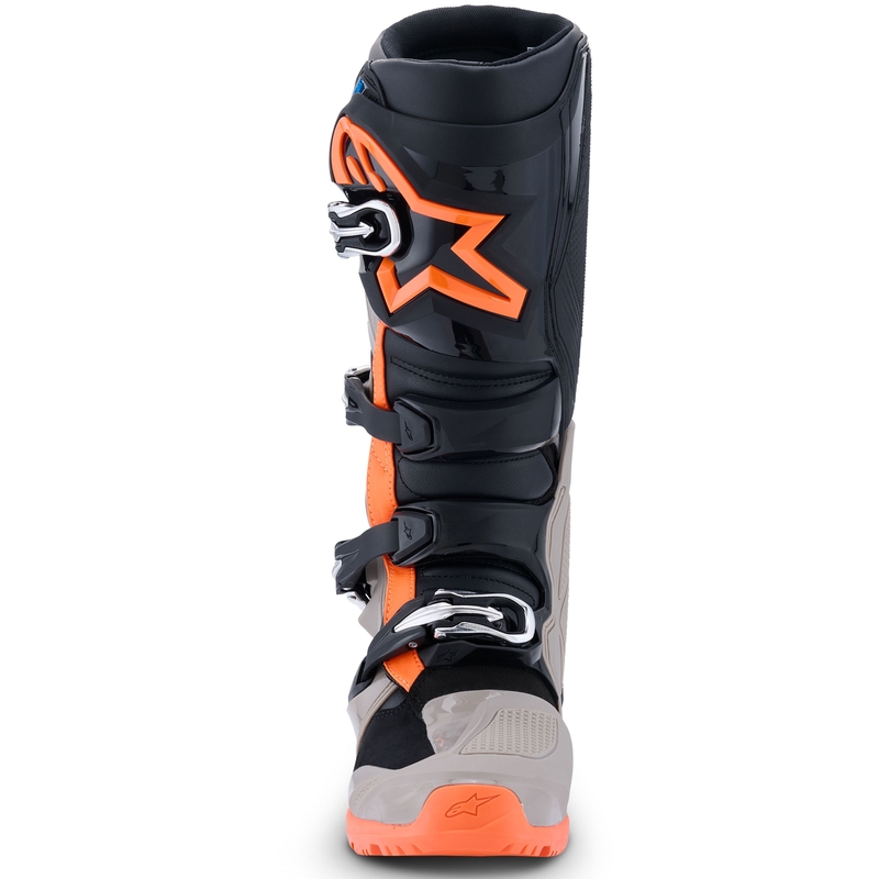 Moto škornji Alpinestars Tech 7 Enduro črno-temno sivo-fluo oranžno