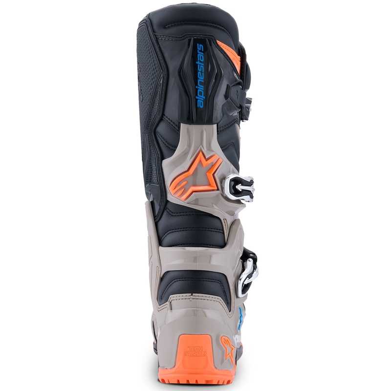 Moto škornji Alpinestars Tech 7 Enduro črno-temno sivo-fluo oranžno