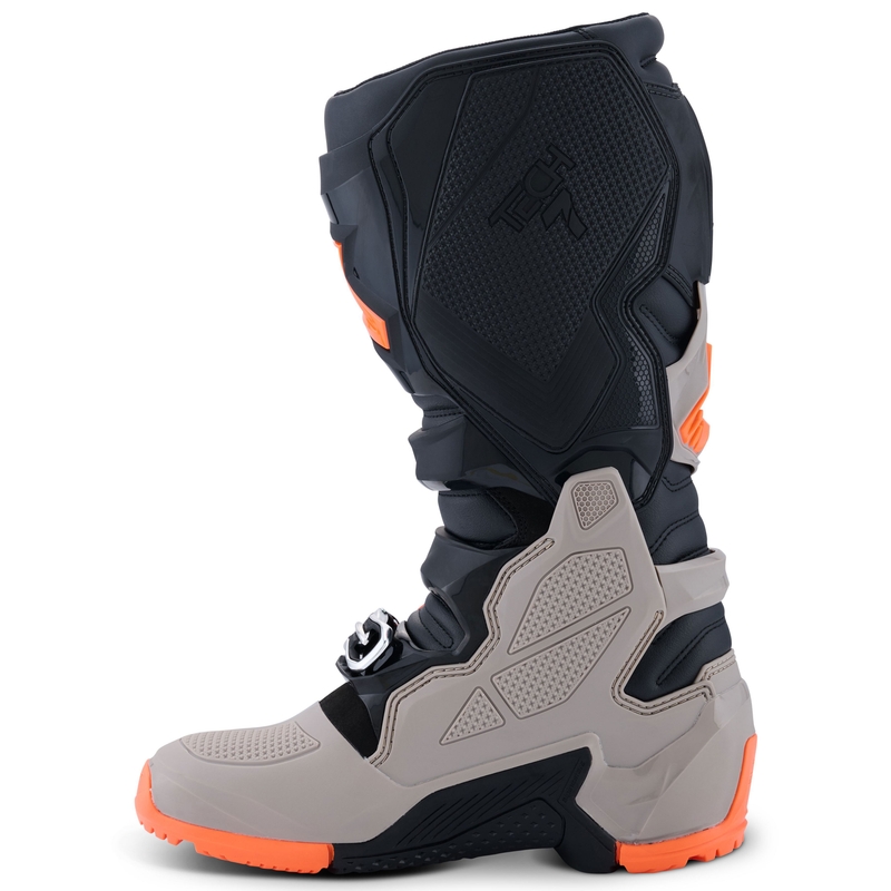 Moto škornji Alpinestars Tech 7 Enduro črno-temno sivo-fluo oranžno