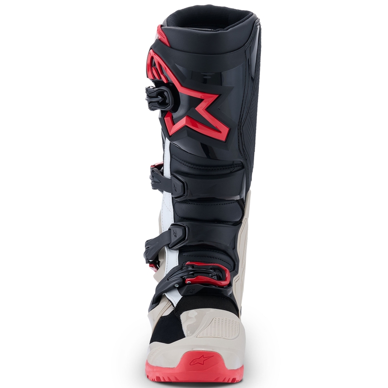 Moto škornji Alpinestars Tech 7 Enduro črno-svetlo sivo-rdeči