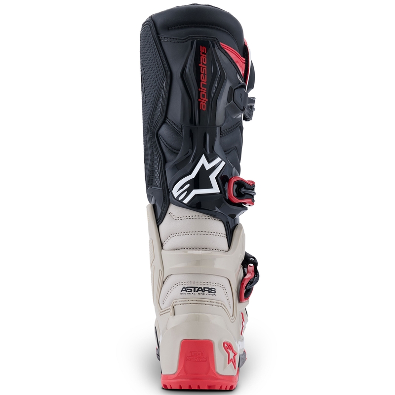 Moto škornji Alpinestars Tech 7 Enduro črno-svetlo sivo-rdeči