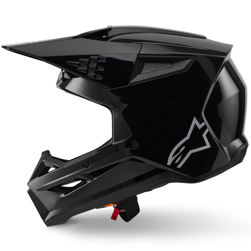 Čelada za motokros Alpinestars S-M3 Solid, črna