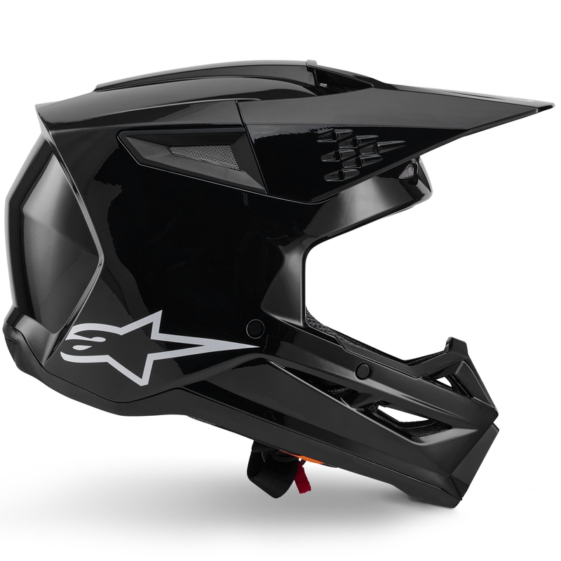 Čelada za motokros Alpinestars S-M3 Solid, črna