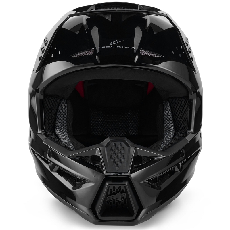 Čelada za motokros Alpinestars S-M3 Solid, črna