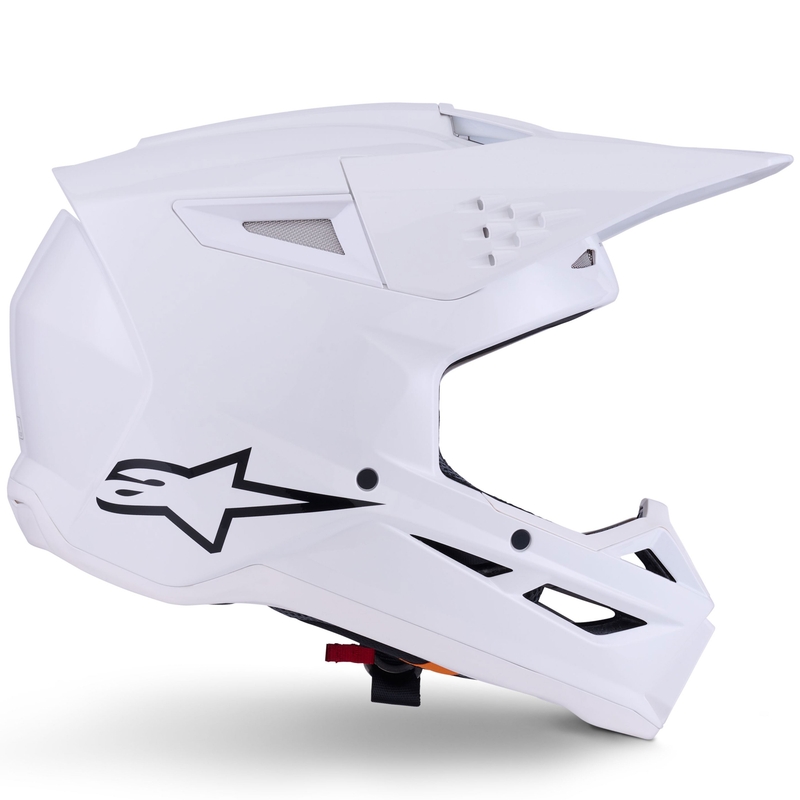 Motokros čelada Alpinestars S-M3 Solid, bela