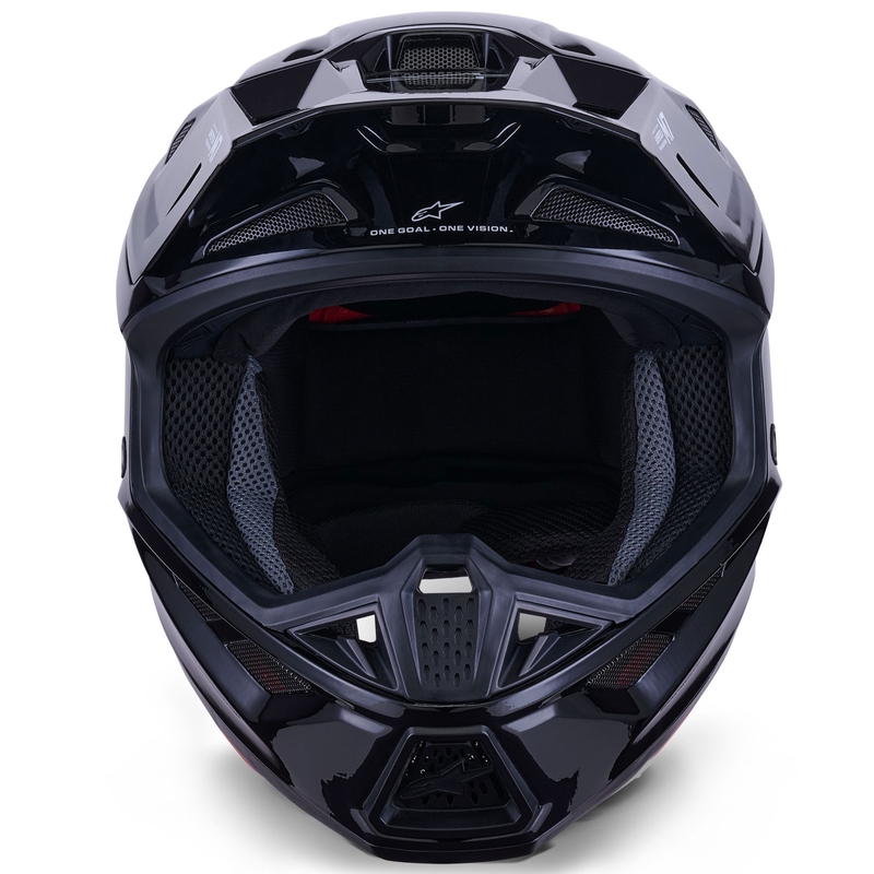 Čelada za motokros Alpinestars SM7 Solid, črna