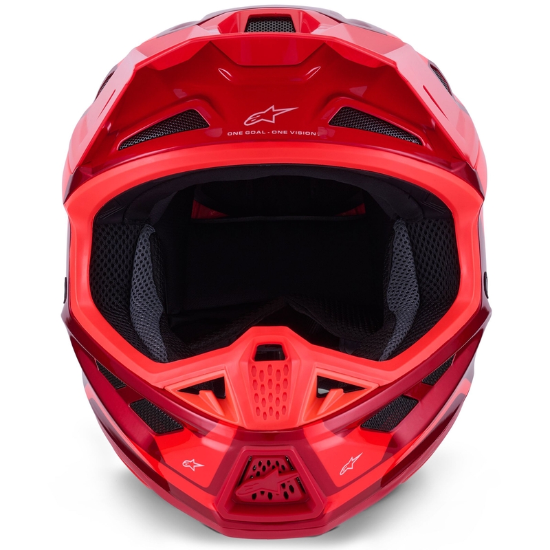 Motokros čelada Alpinestars SM7 Core rdeča