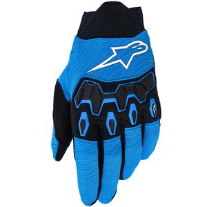 Motokros rokavice Alpinestars Full Bore V2 modro-črne