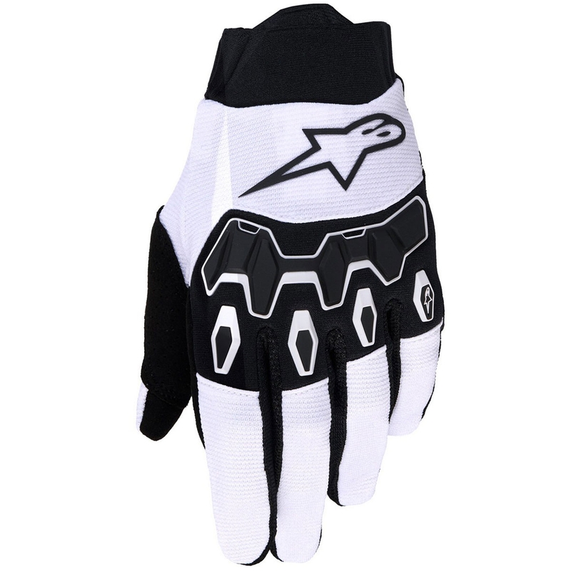 Motokros rokavice Alpinestars Full Bore V2 svetlo sivo-črne