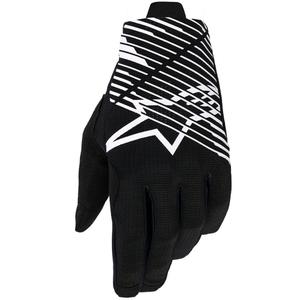 Motokros rokavice Alpinestars Radar Pro črno-bele