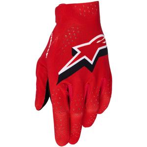 Rokavice za motokros Alpinestars Supertech MX rdeče-črno-bele