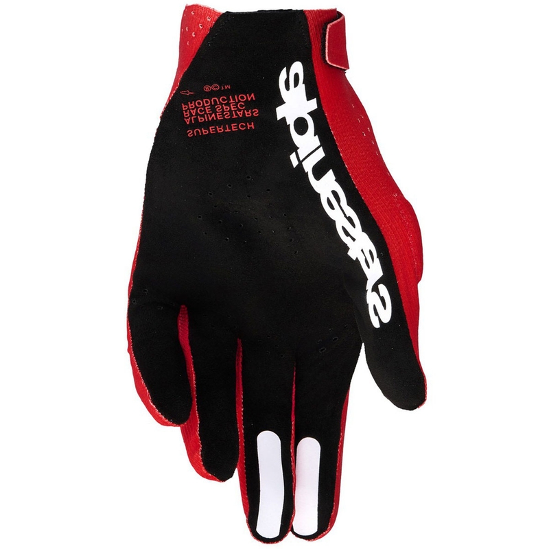 Rokavice za motokros Alpinestars Supertech MX rdeče-črno-bele