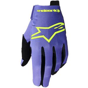 Motokros rokavice Alpinestars Radar vijolično-fluo rumene
