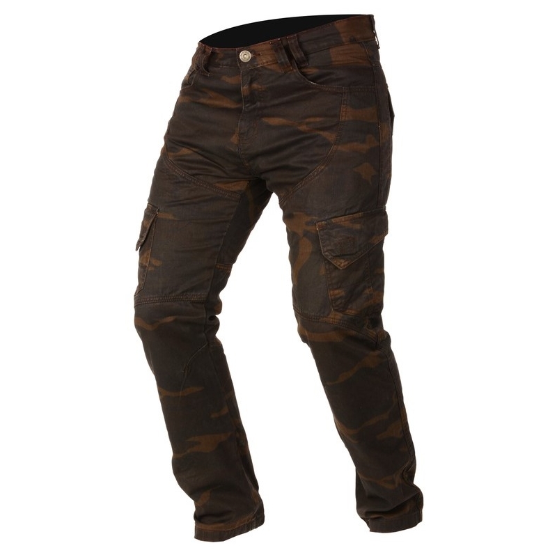 Ayrton Camino Brown Camo Motorcycle Jeans razprodaja