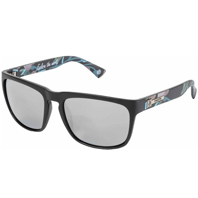 Sončna očala Meatfly Ronnie Pink Flowers črno-roza