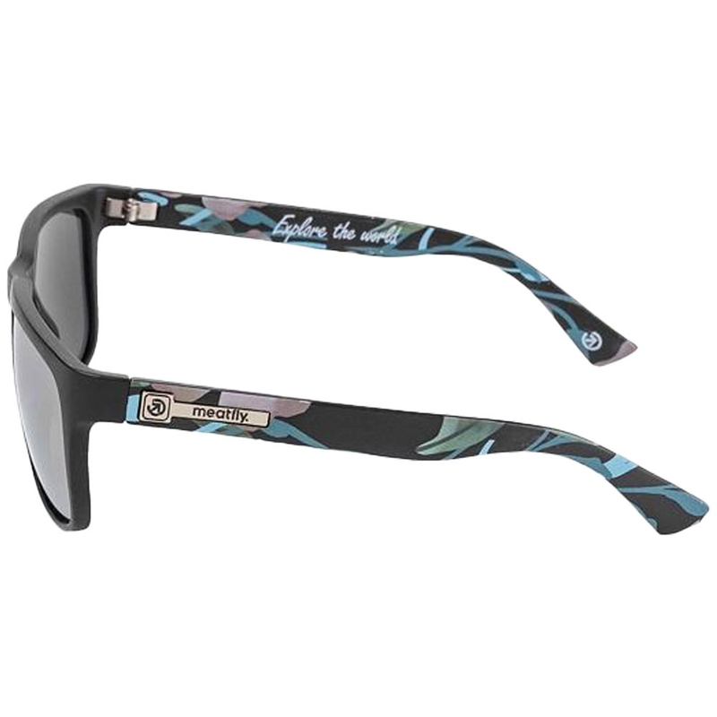 Sončna očala Meatfly Ronnie Pink Flowers črno-roza