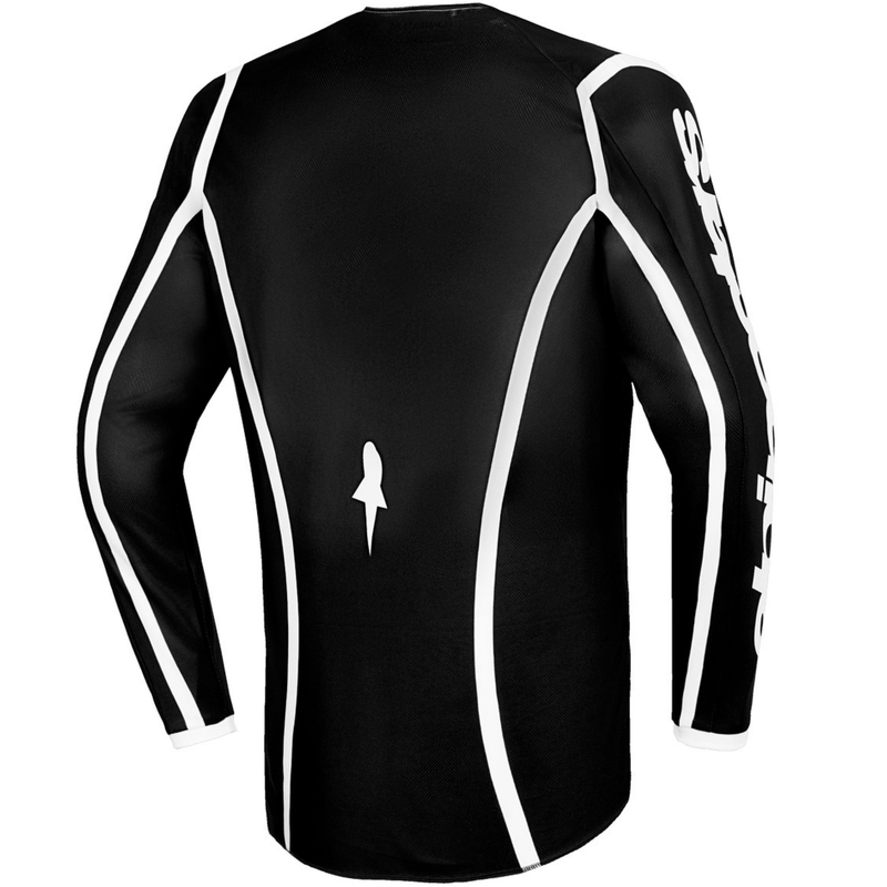 Motokros dres Alpinestars Fluid Apex črno-siv