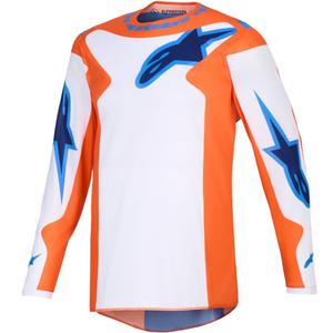 Motokros dres Alpinestars Fluid Grid oranžno-moder