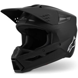 Čelada za motokros Alpinestars S-M3 Solid, mat črna