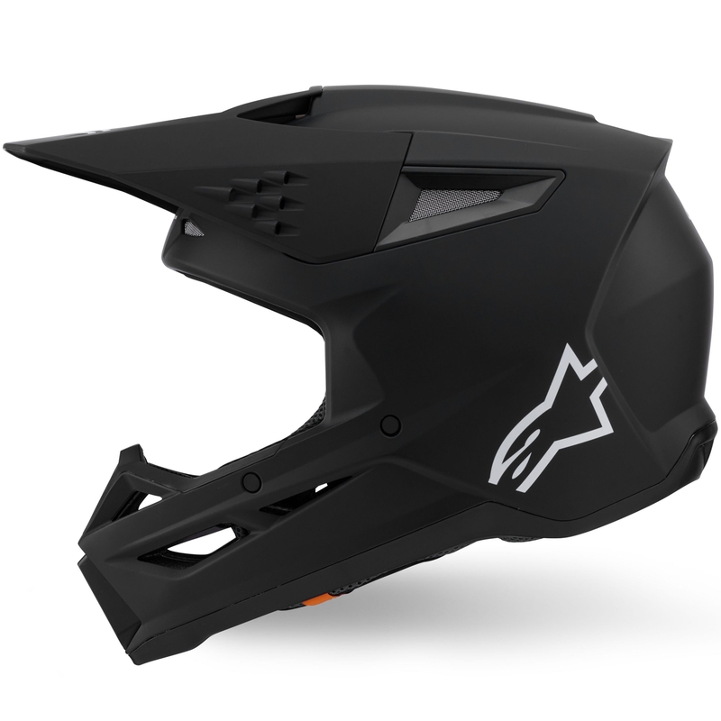 Čelada za motokros Alpinestars S-M3 Solid, mat črna