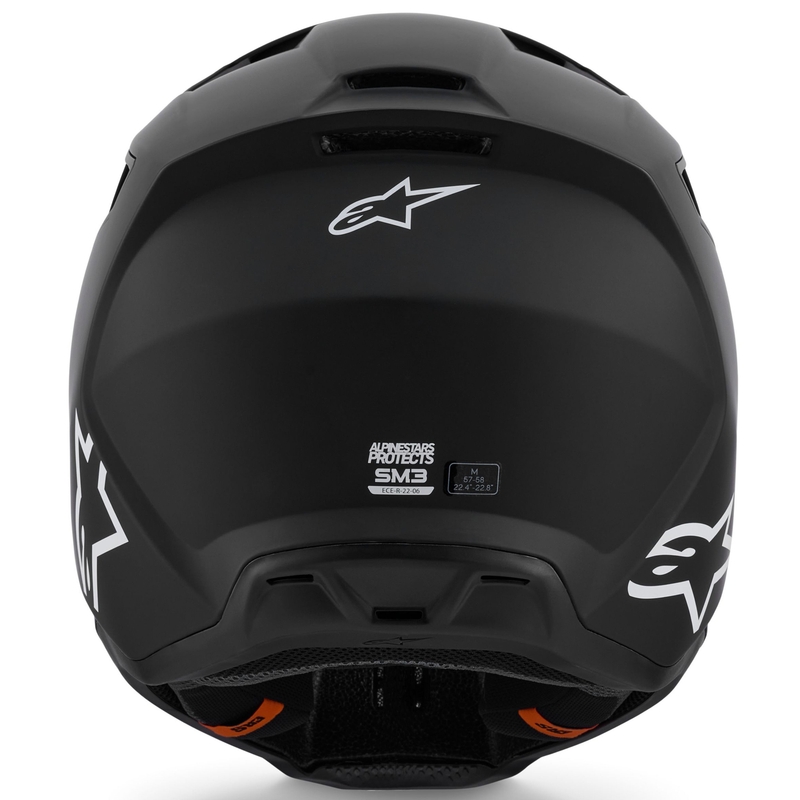 Čelada za motokros Alpinestars S-M3 Solid, mat črna