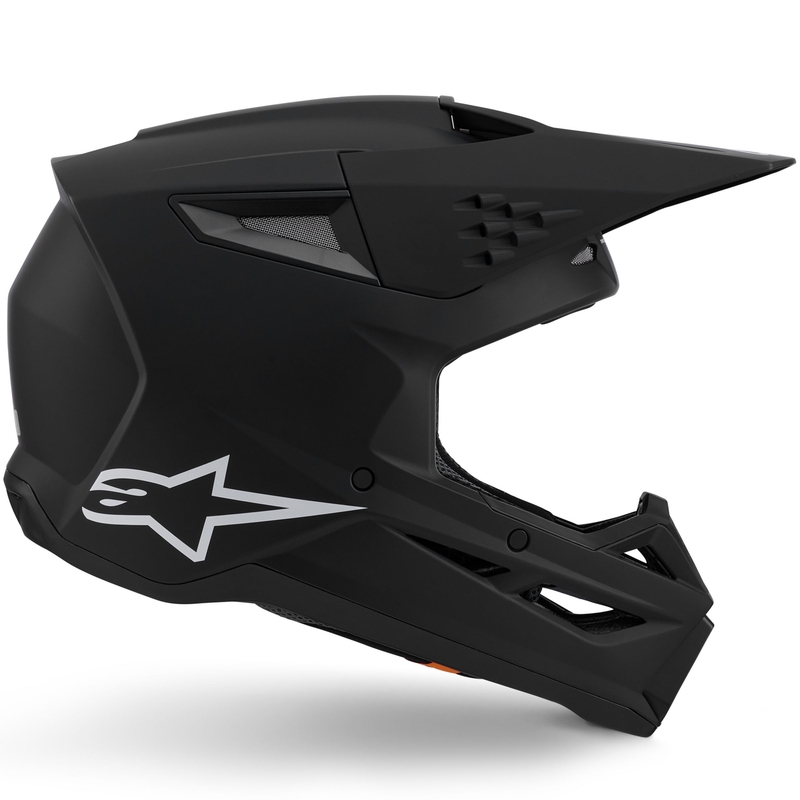 Čelada za motokros Alpinestars S-M3 Solid, mat črna