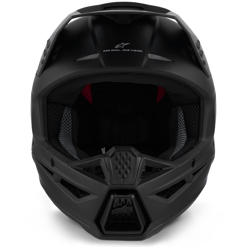 Čelada za motokros Alpinestars S-M3 Solid, mat črna